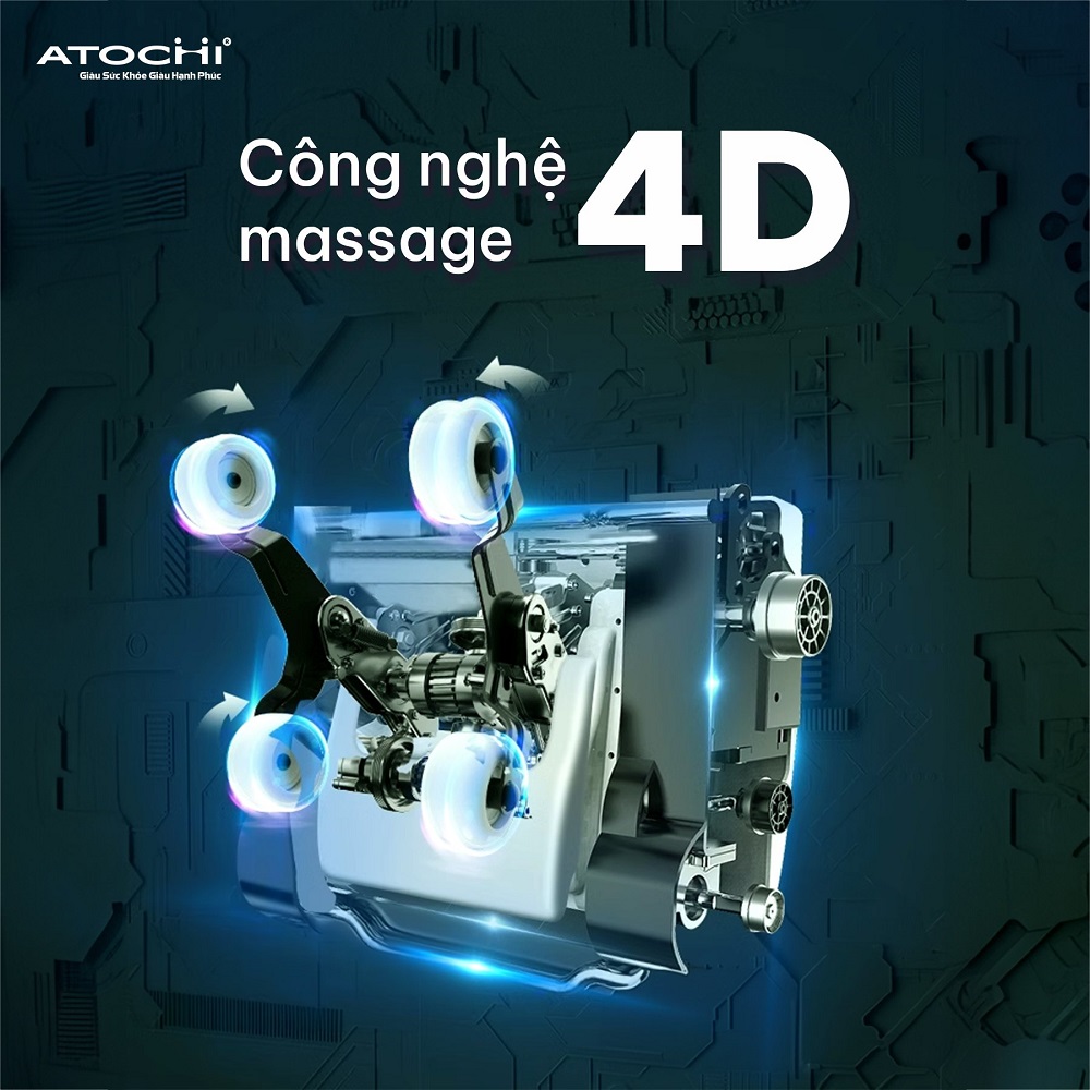 Công nghệ massage 4D hiện đại