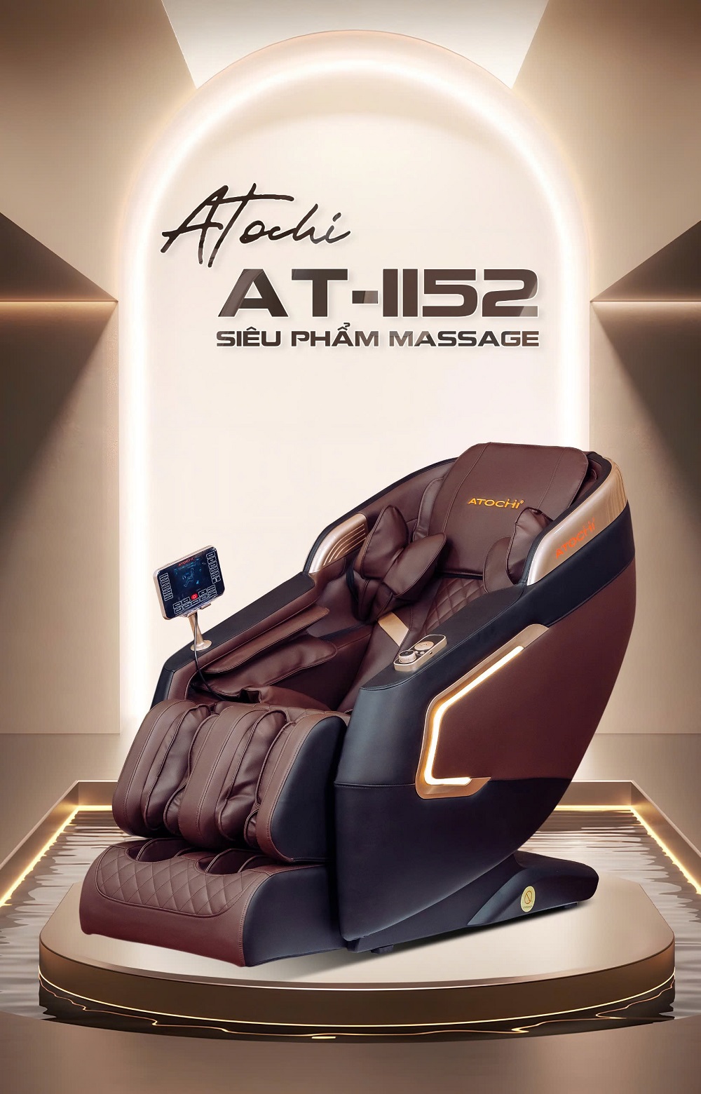 Ghế massage Atochi AT-1152 công nghệ mới nhất hiện nay