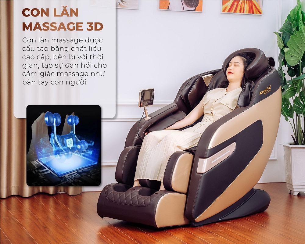 Công nghệ massage 3D chất lượng