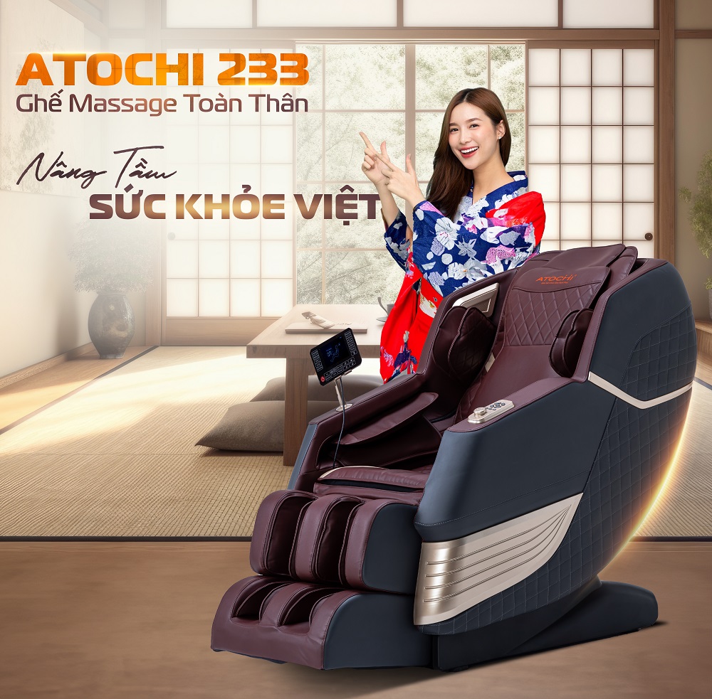 Ghế massage Atochi 233 đời mới nhất