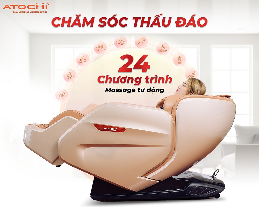Ghế massage Atochi G60 thấu hiểu cơ thể của bạn