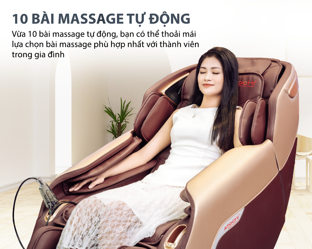 10 chương trình massage tự động 