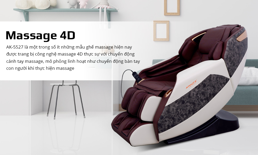 Công nghệ massage 4D bậc nhất 
