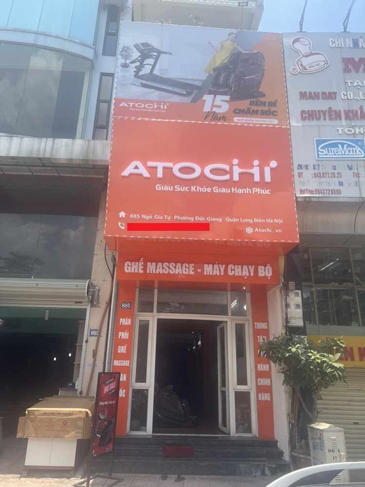 Hình ảnh chi nhánh của hàng của Atochi tại Long Biên