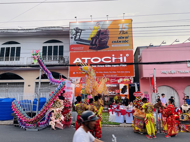 Hình ảnh showroom máy chạy bộ Atochi tại Kiên Giang
