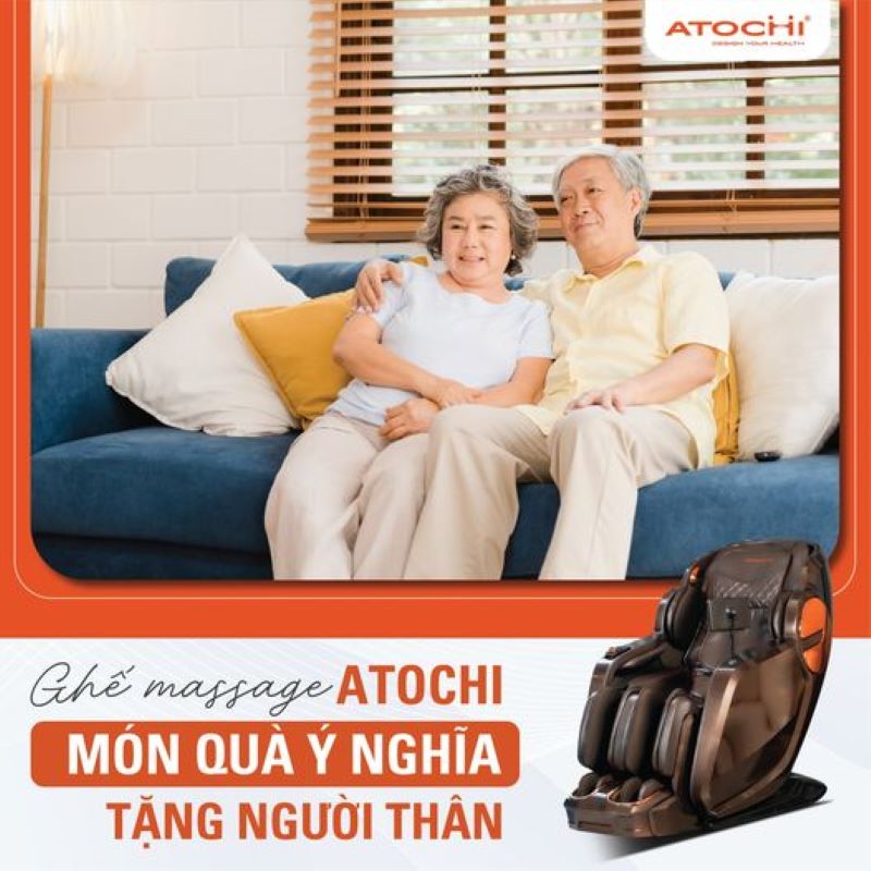 Atochi thương hiệu ghế massage ý nghĩa cho mọi nhà
