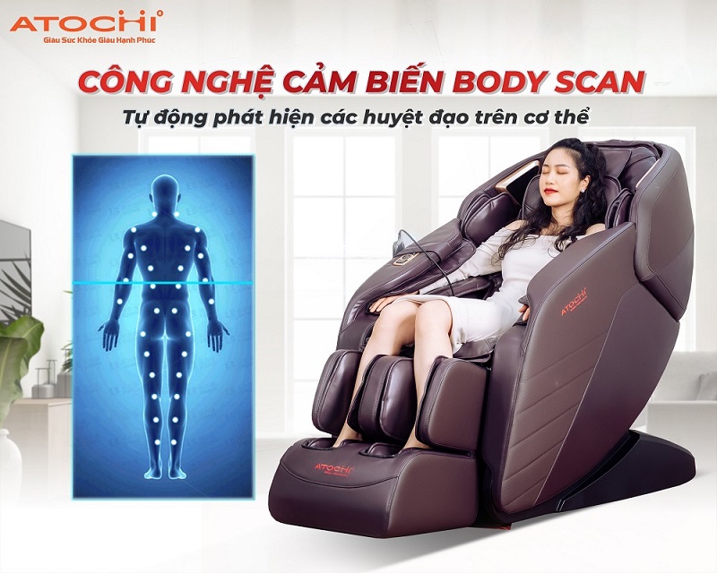 Tính năng quét cơ thể tự động- Body scan
