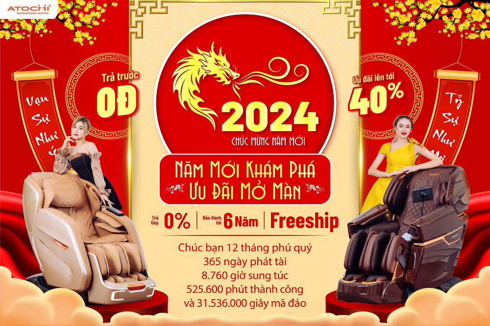 ATOCHI KHUYẾN MÃI GIÁP THÌN: NĂM MỚI KHÁM PHÁ - ƯU ĐÃI MỞ MÀN