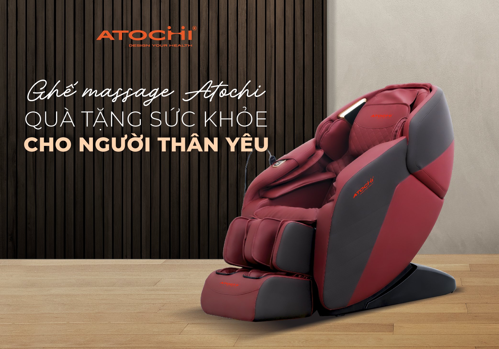 Atochi - thương hiệu ghế massage được tin tưởng sử dụng 