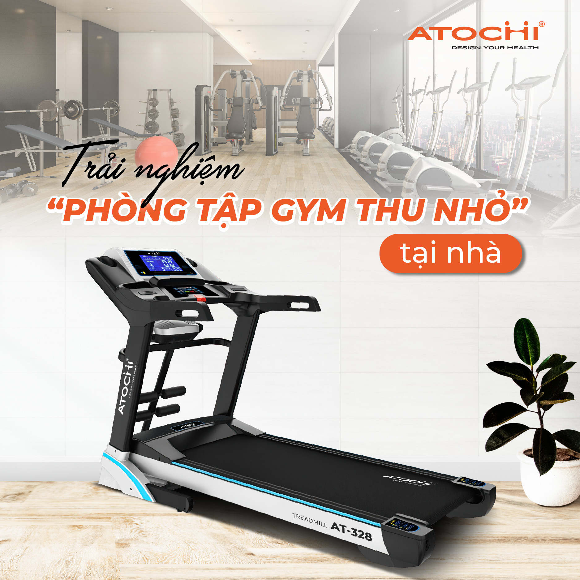 Atochi - thương hiệu máy chạy bộ được tin dùng tại Việt Nam