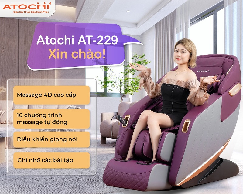Hình ảnh sản phẩm ghế massage Atochi AT-229