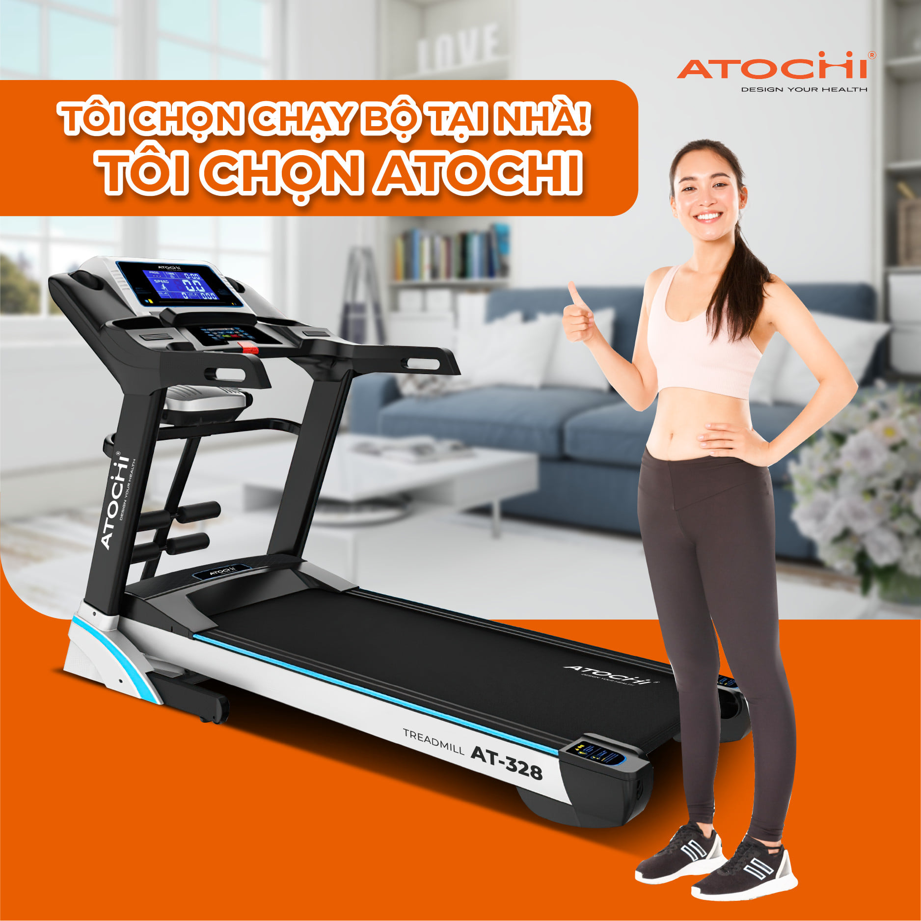 Máy chạy bộ Atochi - sự lựa chọn hoàn hảo dành cho bạn