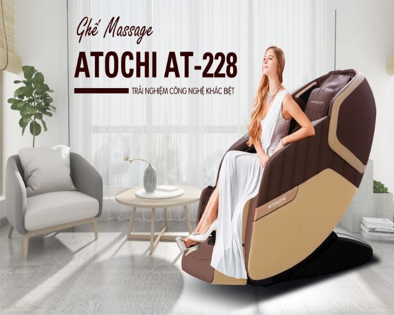 Thoải mái trong từng trải nghiệm với ghế massage Atochi AT-228