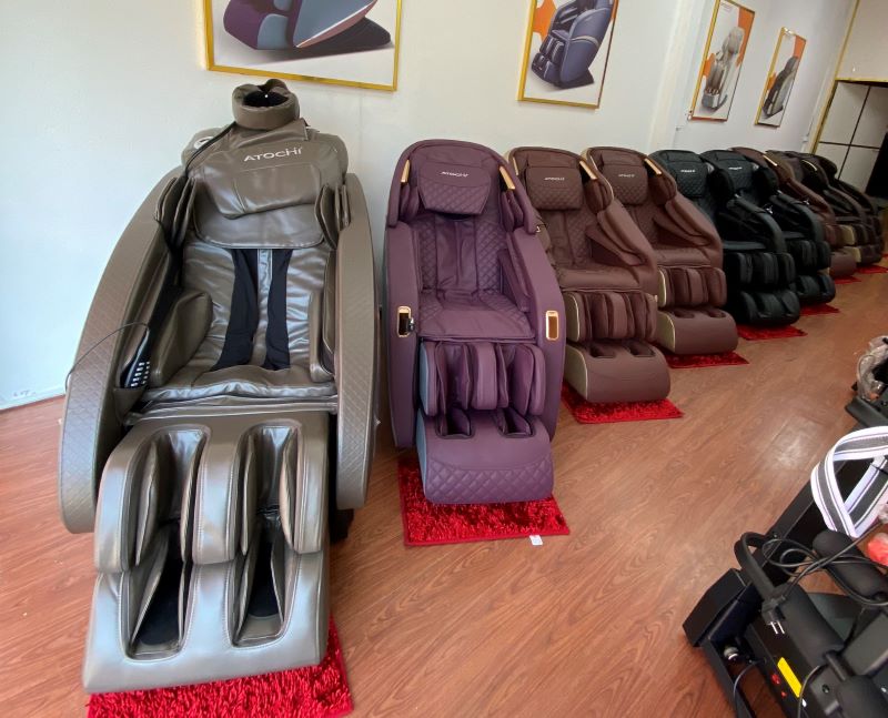Trải nghiệm showroom ghế massage tại Bắc  Ninh